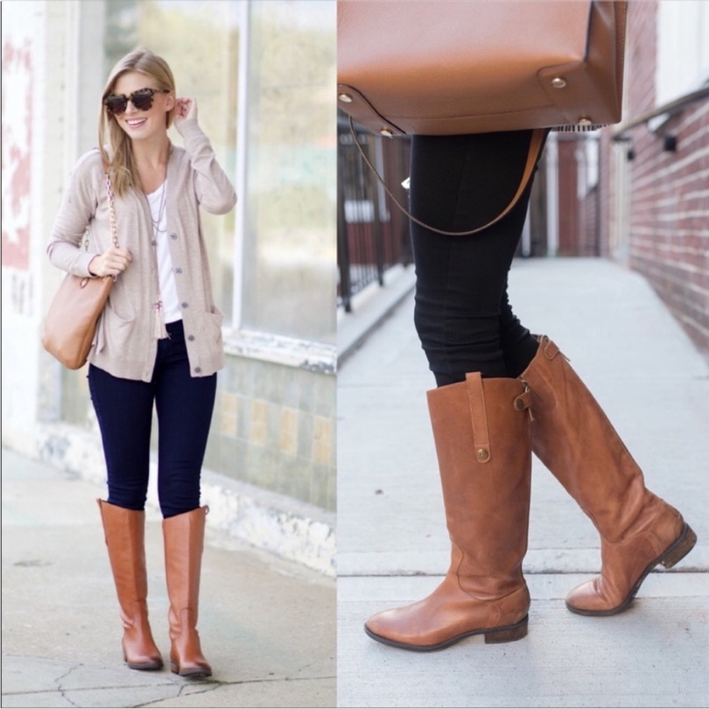 Sam Edelman Penny Whiskey riding boots size 8.5 M